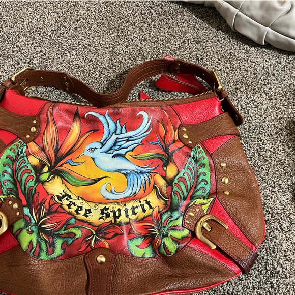 Designer and leather purses.